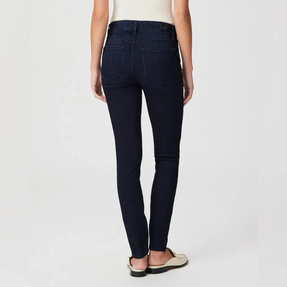 PAIGE Hoxton Ultra Skinny Jeans in Lana Dark Wash Denim - Picture 2 of 9